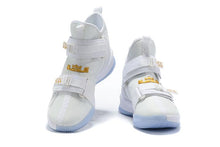 Load image into Gallery viewer, Nike Lebron Soldier XIII 13 White Gold Men Sneaker Shoes Sale Size US7,8,8.5,9,10,11,12