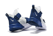 Load image into Gallery viewer, Nike Lebron Soldier XIII 13 White/Navy Men Sneaker Shoes Sale Size US7,8,8.5,9,10,11,12