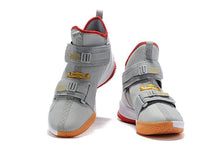Load image into Gallery viewer, Nike Lebron Soldier XIII 13 Grey White Men Sneaker Shoes Sale Size US7,8,8.5,9,10,11,12