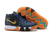 Load image into Gallery viewer, Nike Kyrie 4 Black Navy Gold Basketball Shoes Sneaker Sale Size US 7,8,8.5,9.5,10,11,12