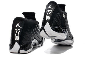 Nike Air Jordan 14 Retro Black Grey Sneaker Shoes Sale Men Size 7-13