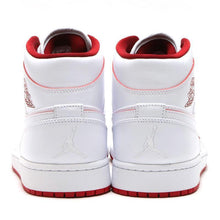 Load image into Gallery viewer, Nike Air Jordan 1 Mid White Red  Shoes Basketball Men Size US 7 - 13