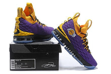 Load image into Gallery viewer, Nike Lebron XV 15 Purple Yellow Black  Men Shoes Sale Size US7,8,8.5,9,10,11,12