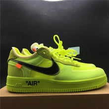 Load image into Gallery viewer, Nike OFF-WHITE VOLT X AIR FORCE 1 Shoes Basketball Men Size US 7, 8, 8.5, 9, 10, 11, 12, 13
