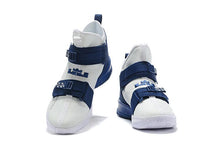 Load image into Gallery viewer, Nike Lebron Soldier XIII 13 White/Navy Men Sneaker Shoes Sale Size US7,8,8.5,9,10,11,12