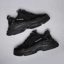 Load image into Gallery viewer, Balenciaga Triple S Trainer 'All Black Distressed' Shoes Sneaker Sale Men Women Size 35-45