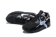 Load image into Gallery viewer, OFF-WHITE x Nike Air Max 90 'Black' Shoes Sneaker Sale Men Size US 7, 8, 8.5, 9, 10, 11