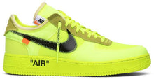 Load image into Gallery viewer, OFF-WHITE x Nike Air Force 1 Low 'Volt' Sneaker Shoes Sale Men Size 7-12
