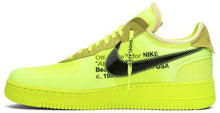 Load image into Gallery viewer, OFF-WHITE x Nike Air Force 1 Low 'Volt' Sneaker Shoes Sale Men Size 7-12