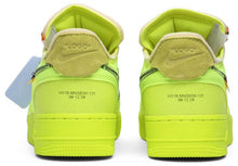 Load image into Gallery viewer, OFF-WHITE x Nike Air Force 1 Low 'Volt' Sneaker Shoes Sale Men Size 7-12