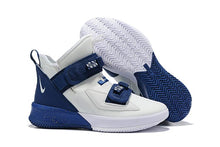 Load image into Gallery viewer, Nike Lebron Soldier XIII 13 White/Navy Men Sneaker Shoes Sale Size US7,8,8.5,9,10,11,12