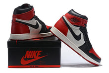Load image into Gallery viewer, Nike Air Jordan 1 Retro High OG 'Bred Toe' Red White Black Sneaker Shoes Sale Men Size 7-12