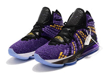 Load image into Gallery viewer, Nike Lebron XVII 17 Purple Yellow Sneaker Shoes Sale Men Size 7-13