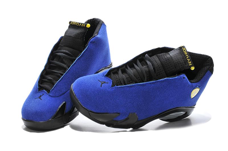 Nike Air Jordan 14 Retro Blue Black Sneaker Shoes Sale Men Size 7-13 –  shopeeall