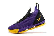 Load image into Gallery viewer, Nike Lebron XVI 16 EP Purle Yellow Black Men Shoes Sale Size US7,8,8.5,9,10,11,12