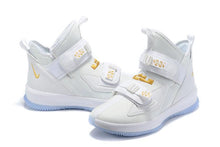 Load image into Gallery viewer, Nike Lebron Soldier XIII 13 White Gold Men Sneaker Shoes Sale Size US7,8,8.5,9,10,11,12