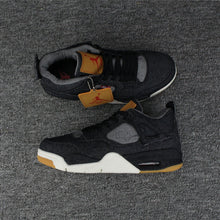 Load image into Gallery viewer, Nike Air Jordan 4 Retro Levis Black Basketball Men Size US 7 - 13