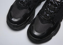 Load image into Gallery viewer, Balenciaga Triple S Trainer 'All Black Distressed' Shoes Sneaker Sale Men Women Size 35-45
