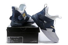 Load image into Gallery viewer, Nike Lebron Soldier XII 12 SFG EP White Grey Blue Shoes Sale Size US7,8,8.5,9,10,11,12