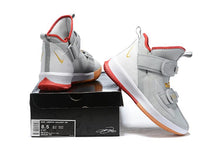 Load image into Gallery viewer, Nike Lebron Soldier XIII 13 Grey White Men Sneaker Shoes Sale Size US7,8,8.5,9,10,11,12
