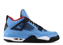 Load image into Gallery viewer, Nike Air Jordan 4 Retro Travis Scott "CACTUS JACK" Houston Oilers Blue Men Shoes Sale Size US 7, 8, 8.5, 9, 10, 11, 12, 13