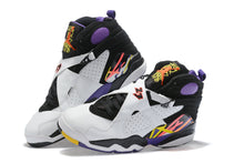 Load image into Gallery viewer, Nike Air Jordan 8 Retro 'Three-Peat' White Purple Black Sneaker Shoes Sale Men Size 8-13