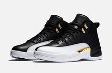 Load image into Gallery viewer, Nike Air Jordan 12 Retro 'Wings' Black White Gold Shoes Basketball Men Sale Size US 7 - 13