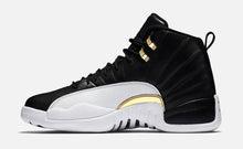 Load image into Gallery viewer, Nike Air Jordan 12 Retro 'Wings' Black White Gold Shoes Basketball Men Sale Size US 7 - 13