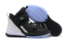 Load image into Gallery viewer, Nike Lebron Soldier XIII 13 Black White Men Sneaker Shoes Sale Size US7,8,8.5,9,10,11,12