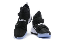 Load image into Gallery viewer, Nike Lebron Soldier XIII 13 Black White Men Sneaker Shoes Sale Size US7,8,8.5,9,10,11,12