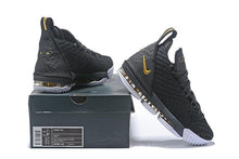 Load image into Gallery viewer, Nike Lebron XVI 16 EP Black Gold Men Shoes Sale Size US7,8,8.5,9,10,11,12