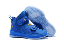 Load image into Gallery viewer, Nike Lebron Soldier XIII 13 Blue Gold Men Sneaker Shoes Sale Size US7,8,8.5,9,10,11,12
