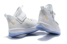 Load image into Gallery viewer, Nike Lebron Soldier XIII 13 White Gold Men Sneaker Shoes Sale Size US7,8,8.5,9,10,11,12