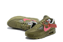 Load image into Gallery viewer, OFF-WHITE x Nike Air Max 90 'Olive' Shoes Sneaker Sale Men Size US 7, 8, 8.5, 9, 10, 11