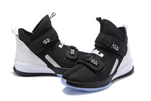 Load image into Gallery viewer, Nike Lebron Soldier XIII 13 Black White Men Sneaker Shoes Sale Size US7,8,8.5,9,10,11,12