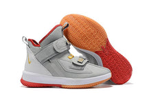 Load image into Gallery viewer, Nike Lebron Soldier XIII 13 Grey White Men Sneaker Shoes Sale Size US7,8,8.5,9,10,11,12