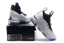 Load image into Gallery viewer, Nike Lebron XV 15 White Black Men Shoes Sale Size US7,8,8.5,9,10,11,12