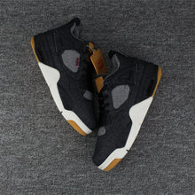 Load image into Gallery viewer, Nike Air Jordan 4 Retro Levis Black Basketball Men Size US 7 - 13