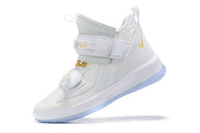 Load image into Gallery viewer, Nike Lebron Soldier XIII 13 White Gold Men Sneaker Shoes Sale Size US7,8,8.5,9,10,11,12
