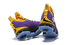 Load image into Gallery viewer, Nike Lebron XV 15 Purple Yellow Black  Men Shoes Sale Size US7,8,8.5,9,10,11,12