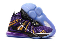 Load image into Gallery viewer, Nike Lebron XVII 17 Purple Yellow Sneaker Shoes Sale Men Size 7-13