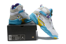 Load image into Gallery viewer, Nike Air Jordan 8 Retro 'White Aqua' White Sneaker Shoes Sale Men Size 8-13