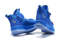 Load image into Gallery viewer, Nike Lebron Soldier XIII 13 Blue Gold Men Sneaker Shoes Sale Size US7,8,8.5,9,10,11,12
