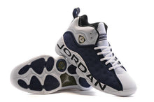 Load image into Gallery viewer, Nike Air Jordan Jumpman Team II White/Navy/Black Shoes Basketball Men Size US 7 - 13